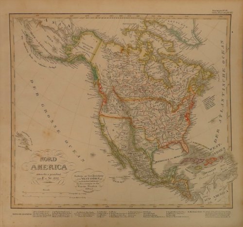 Image for Nord America entworfen u. gezeichnet von F. v. St. 1832 Nord America entworfen u. gezeichnet von F. v. St. 1832
