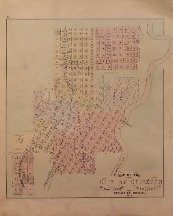 Image for Map of the City of St. Peter Map of the City of St. Peter
