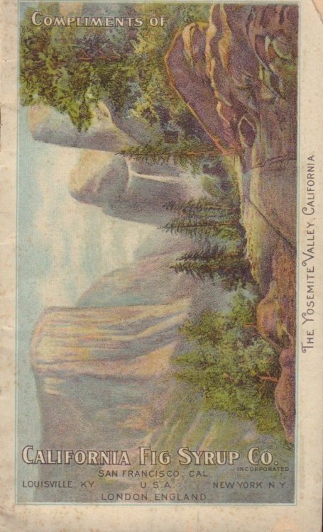 The Yosemite Valley, California [Advertising booklet]