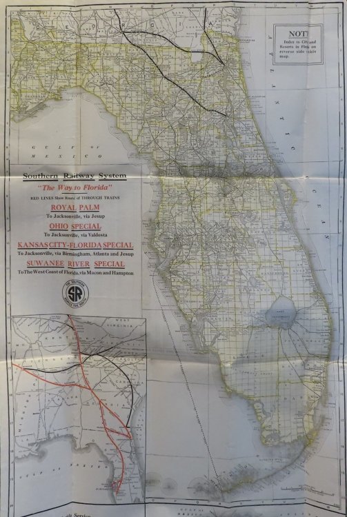 Image for Map of Florida The Southern Serves the South Map of Florida The Southern Serves the South