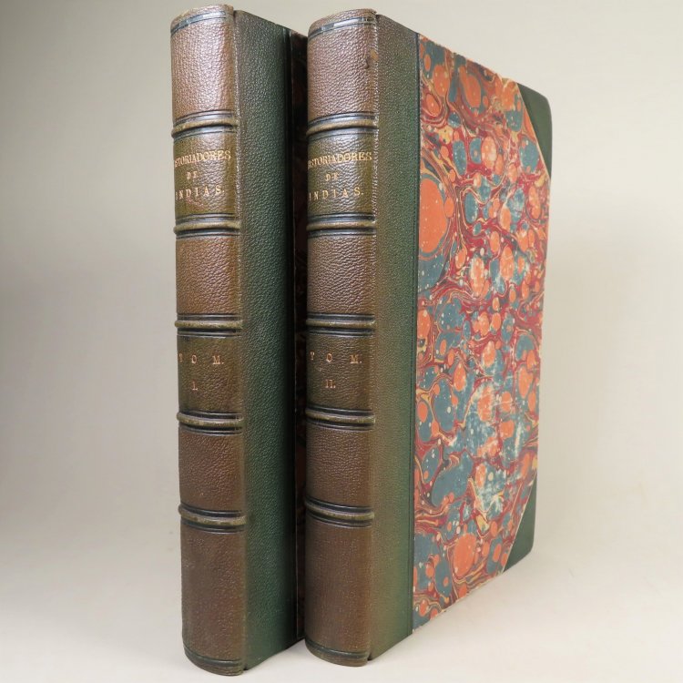 Historiadores Primitivos de Indias. Biblioteca de Autores Espanoles, desde la formacion del lenguaje hasta nuestros dias. (2 Volumes - Complete)