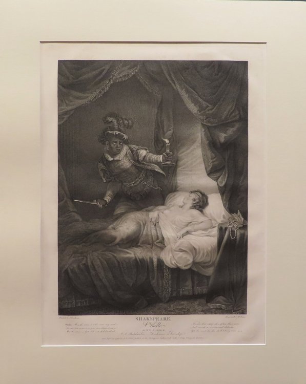 Image for Othello, Act V, Scene II. A Bedchamber. Desdemona in bed, asleep Othello, Act V, Scene II. A Bedchamber. Desdemona in bed, asleep