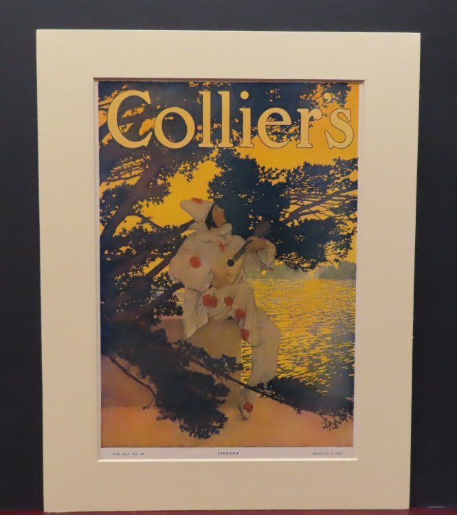 Maxfield Parrish cover for Collier's The National Weekly - August 8th 1908 - Volume XLI No. 20