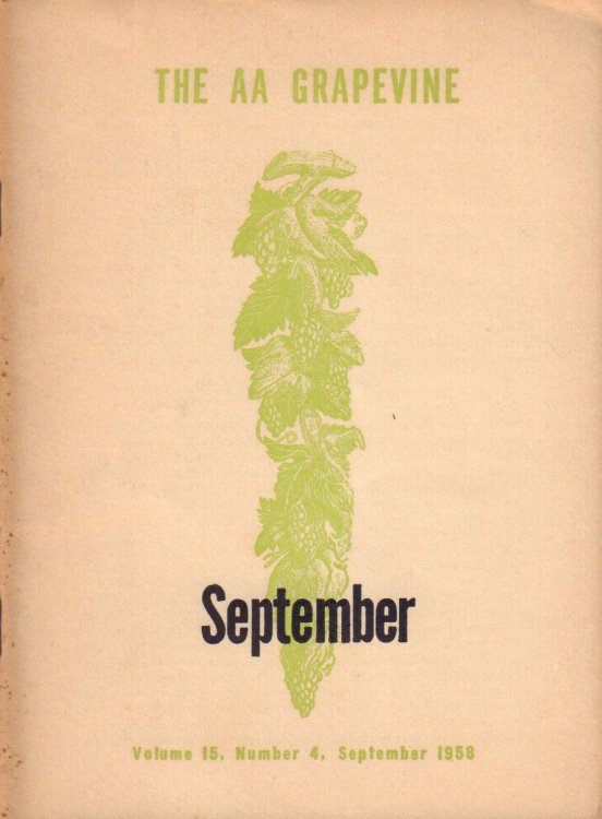 [Alcoholics Anonymous] The A.A. Grapevine -- September 1958