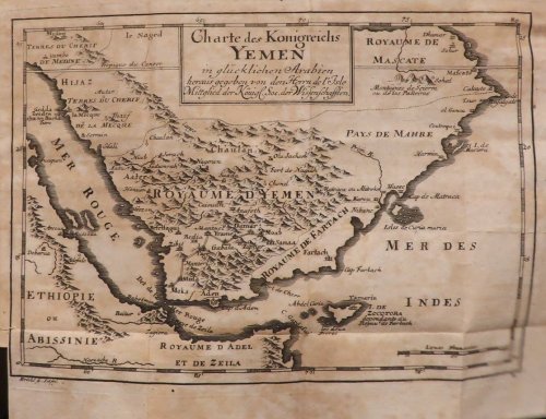 Reise nach dem glucklichen Arabien, Durch die Morgenlandische See, und die Enge des Rothen Meeres, Nebst einer ausfuhrlichen Beschreibung der beruhmten Stadt Moka, samt ihrem ansehnlichen Haven, wie auch besonders des Konigreichs Yemen.