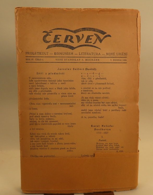 erven : proletkult, komunism, literatura, nov umn Cerven : proletkult, komunism, literatura, nove umeni