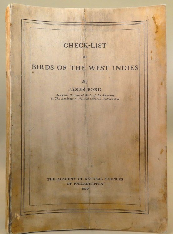 Image for Check-List of Birds of the West Indies Check-List of Birds of the West Indies