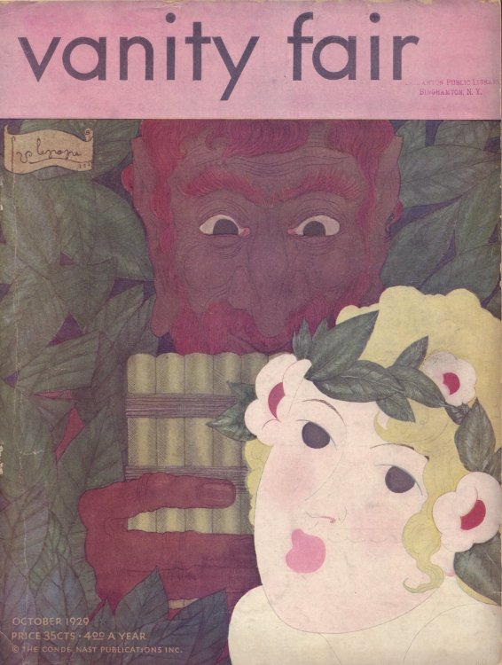 Vanity Fair magazine October 1929
