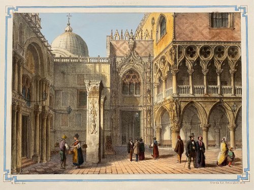 Image for Porta Della Carta from Das Malerische, Monumentale, Historische, und Artistische Venedig. Porta Della Carta from Das Malerische, Monumentale, Historische, und Artistische Venedig.