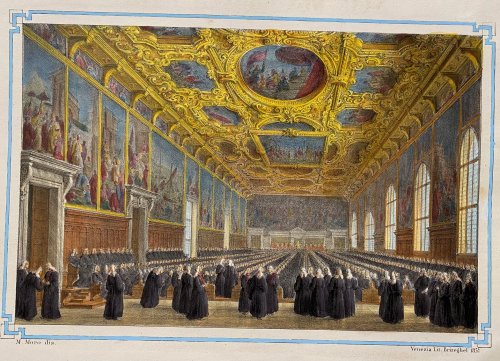 Image for Saal des Grossen Raths from Das Malerische, Monumentale, Historische und Artistische Venedig. Saal des Grossen Raths from Das Malerische, Monumentale, Historische und Artistische Venedig.