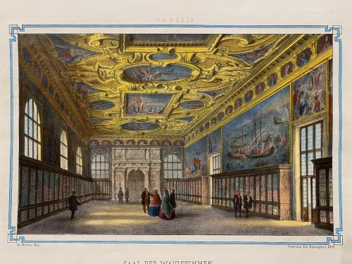 Image for Saal der Wahlstimmen from Das Malerische, Monumentale, Historische und Artistische Venedig. Saal der Wahlstimmen from Das Malerische, Monumentale, Historische und Artistische Venedig.