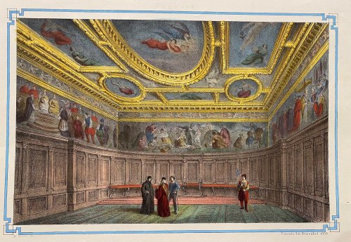 Image for Saal des Raths der Zehn from Das Malerische, Monumentale, Historische und Artistische Venedig. Saal des Raths der Zehn from Das Malerische, Monumentale, Historische und Artistische Venedig.