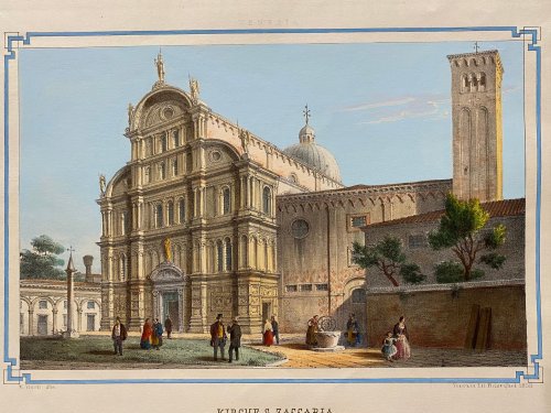 Image for Kirche San Zaccaria from Das Malerische, Monumentale, Historische und Artistische Venedig. Kirche San Zaccaria from Das Malerische, Monumentale, Historische und Artistische Venedig.