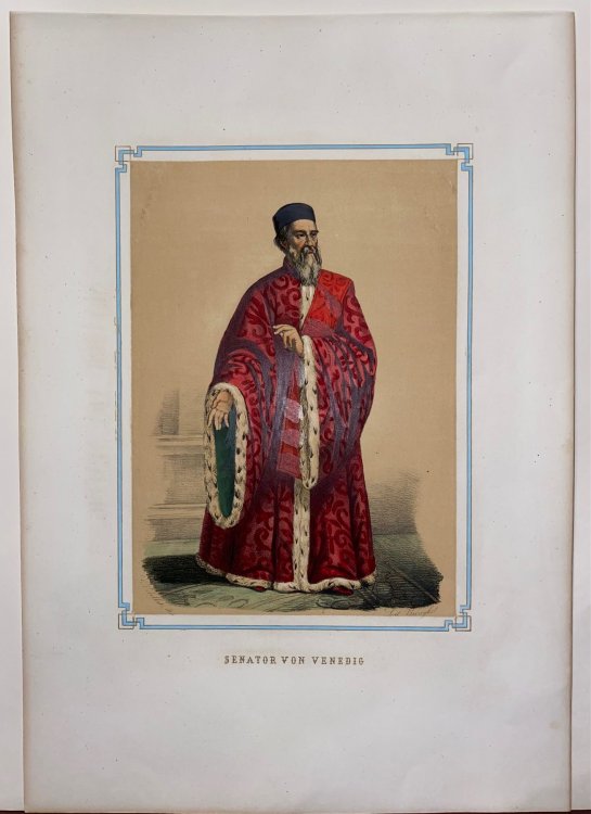 Image for Senator von Venedig from Das Malerische, Monumentale, Historische und Artistische Venedig. Senator von Venedig from Das Malerische, Monumentale, Historische und Artistische Venedig.