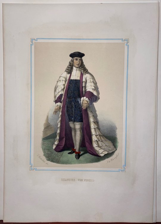 Image for Gesandter von Venedig from Das Malerische, Monumentale, Historische und Artistische Venedig. Gesandter von Venedig from Das Malerische, Monumentale, Historische und Artistische Venedig.