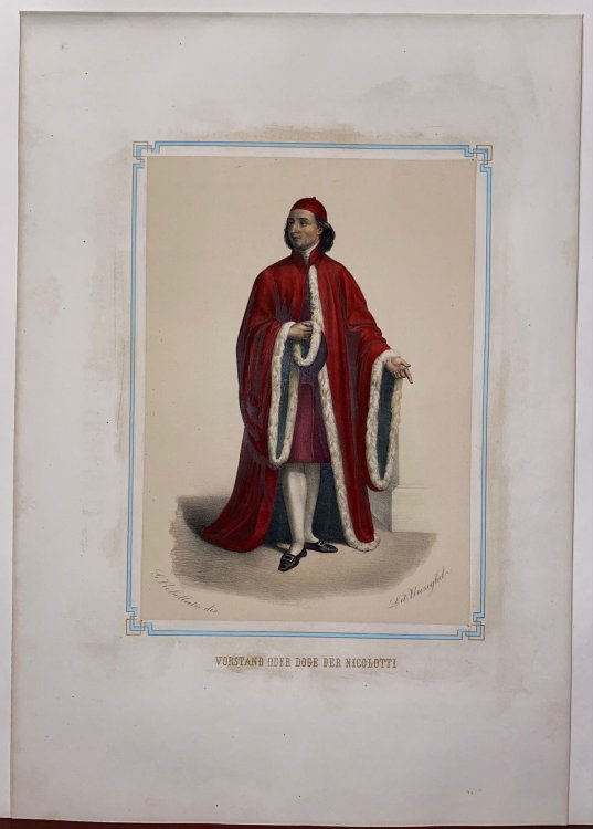 Image for Vorstand oder Doge der Nicolotti from Das Malerische, Monumentale, Historische und Artistische Venedig. Vorstand oder Doge der Nicolotti from Das Malerische, Monumentale, Historische und Artistische Venedig.