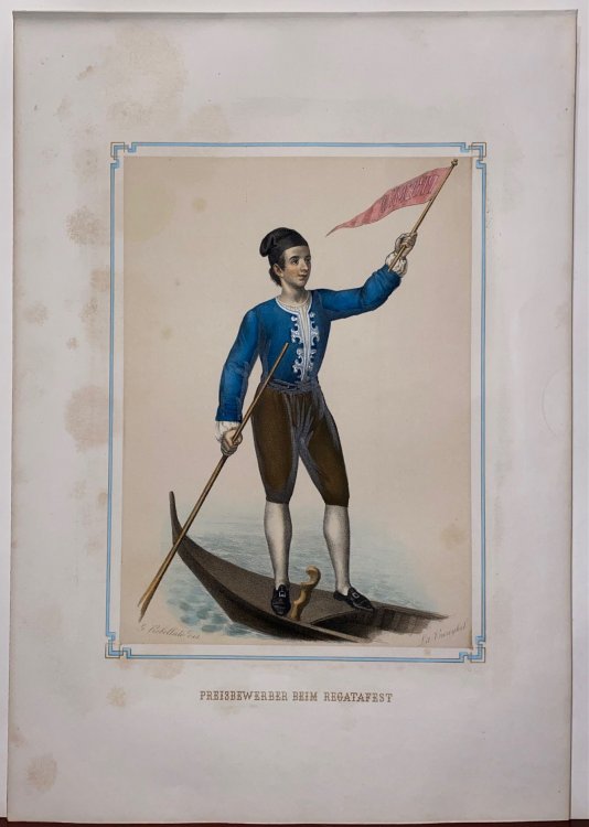 Image for Preisbewerber beim Regatafest from Das Malerische, Monumentale, Historische und Artistische Venedig. Preisbewerber beim Regatafest from Das Malerische, Monumentale, Historische und Artistische Venedig.