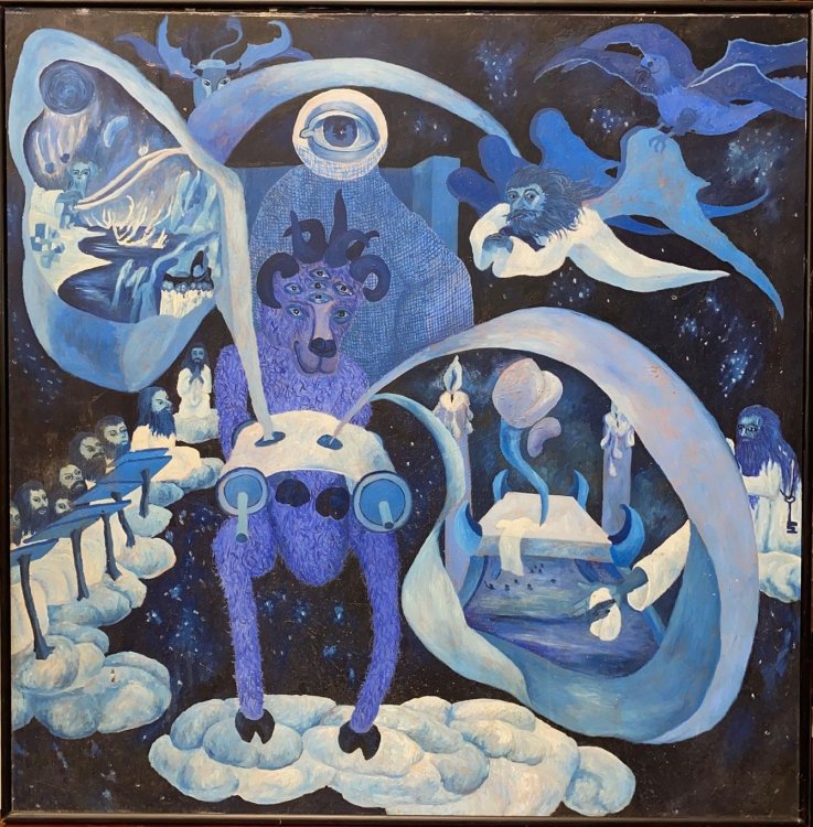 Image for Triptych of the Apocalypse on Masonite Triptych of the Apocalypse on Masonite
