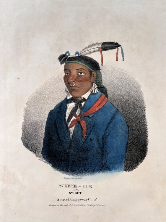 Weesh-Cub or the Sweet. A Noted Chippeway Chief.