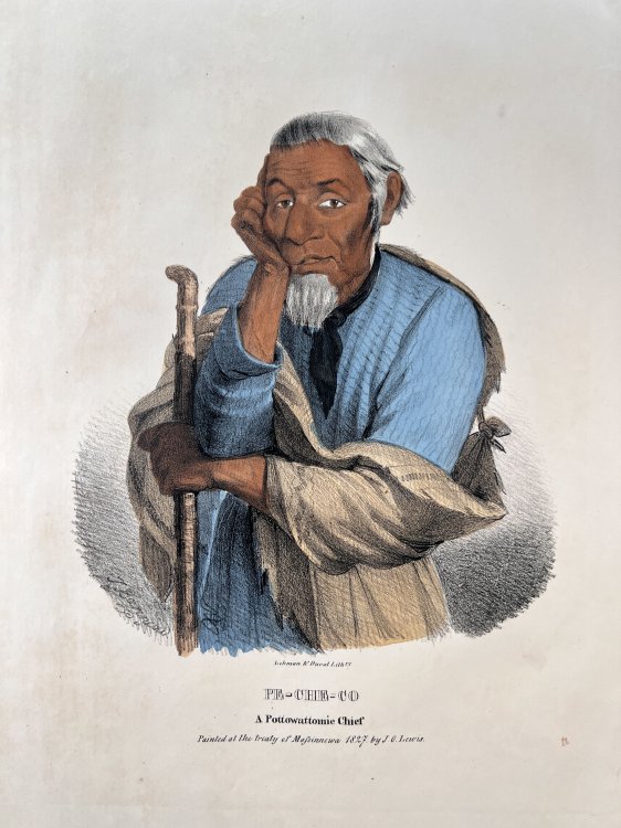 Pe-Che-Co. A Pottowattomie Chief.