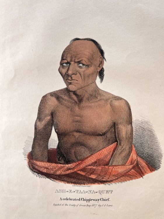 Ash-E-Taa-Na-Quet. A Celebrated Chippeway Chief.