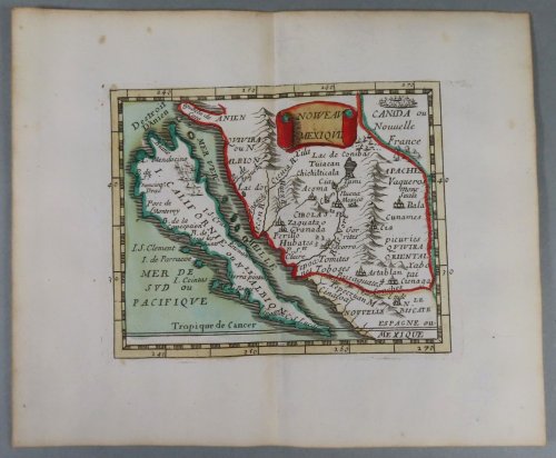 Map of New Mexico with California as an Island