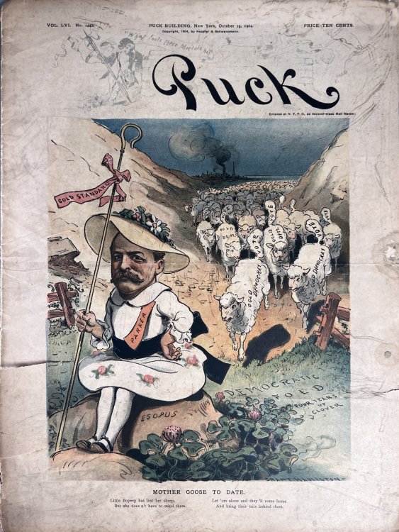 Image for Puck Magazine October 19, 1904; Vol. LVI No. 1442 Puck Magazine October 19, 1904; Vol. LVI No. 1442