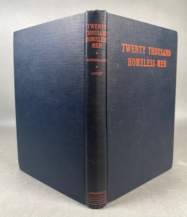 Twenty Thousand Homeless Men; A Study of Unemployed Men in the Chicago Shelters [Lippincott Sociology Texts]