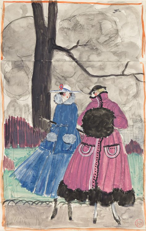 Image for Original Georges Lepape Fashion Illustration Original Georges Lepape Fashion Illustration