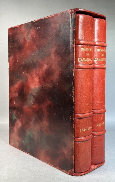 Memoires de Jacques Casanova de Seingalt 1734- Extraits - 1772; Colliges par Rene Groos [Two Volume Set]