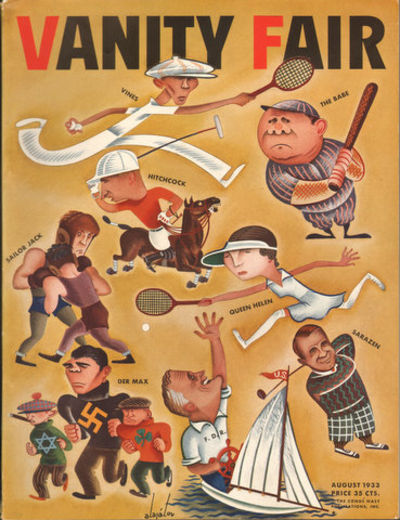 Vanity Fair August 1933 Issue (Magazine)