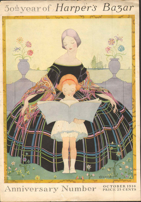 Harpers Bazar (Harper's Bazaar) 1916 July (cover only) (Magazine)