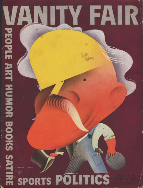 Image for Vanity Fair Magazine, January, 1932 - Cover Only Vanity Fair Magazine, January, 1932 - Cover Only