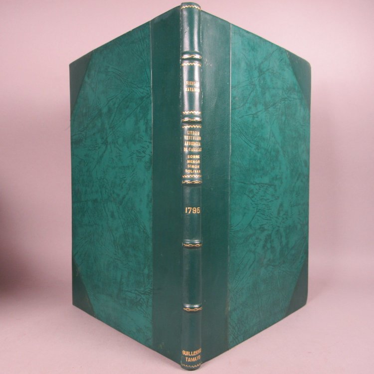 Litigio Ventilado Ante la Real Audiencia de Caracas sobre Domicilio Tutelar y Educaci n del menor Sim n Bol var, Ano de 1795.