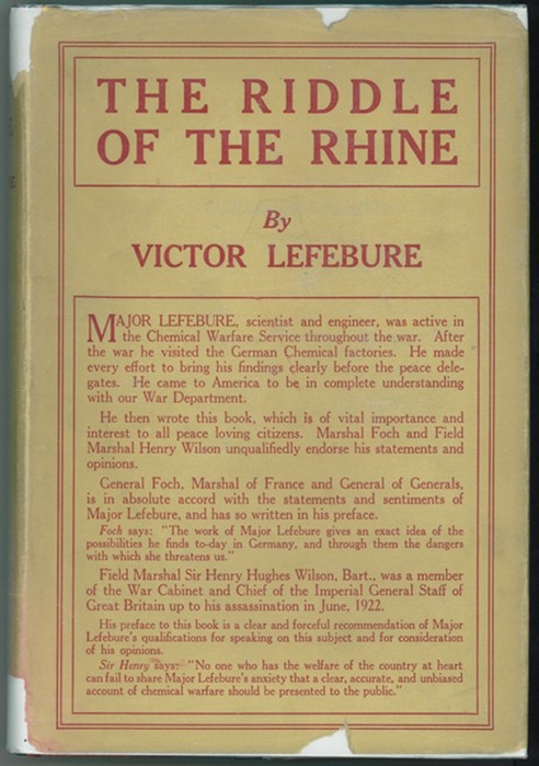 Image for The Riddle of the Rhine; Chemical Strategy in Peace and War The Riddle of the Rhine; Chemical Strategy in Peace and War