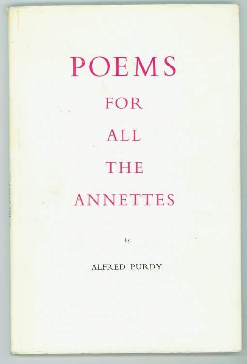 Poems for All the Annettes