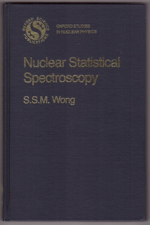 Image for Nuclear Statistical Spectroscopy Nuclear Statistical Spectroscopy