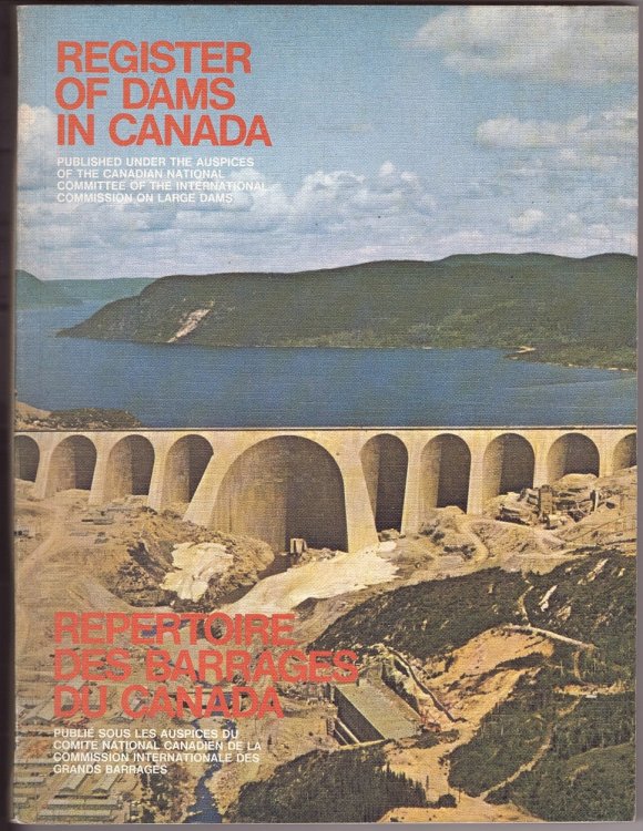 Image for Register of Dams in Canada 1970 Register of Dams in Canada 1970