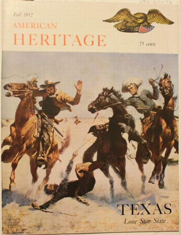 Image for Texas Cattle as contained in American Heritage 4:1 Fall 1952 Texas Cattle as contained in American Heritage 4:1 Fall 1952