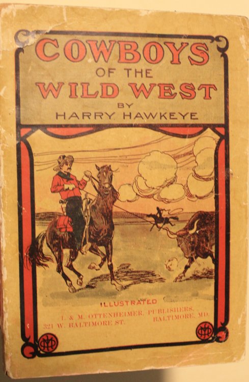 Cowboys of the Wild West A Graphic Portrayal of Cowboy Life on the Boundless Plains of the Wild West With it's Attending Realistic and Exciting Incidents and Adventures, by Harry Hawkeye