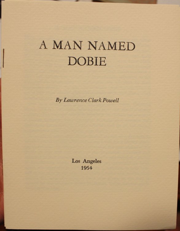 A Man Named Dobie