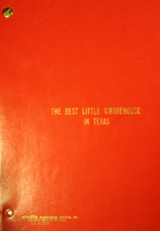 The Best Little Whorehouse in Texas original script