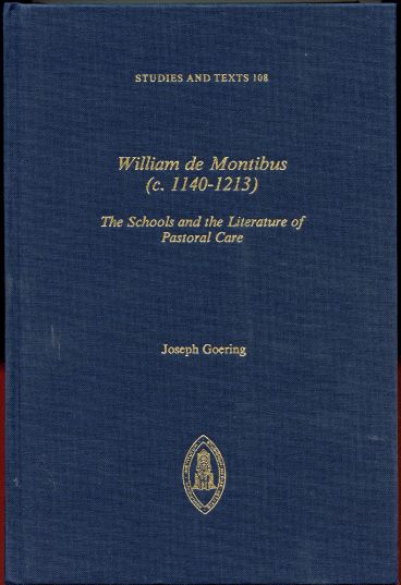 Image for William De Montibus: The Schools and the Literature of Pastoral Care William De Montibus: The Schools and the Literature of Pastoral Care