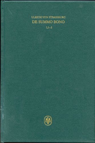 Image for De summo bono. Liber 3, Tractatus 1-3 De summo bono. Liber 3, Tractatus 1-3