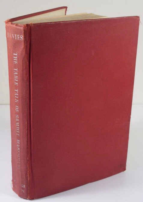 Image for The Table Talk of Samuel Marchbanks Signed by Davies The Table Talk of Samuel Marchbanks Signed by Davies