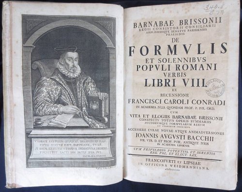 Image for De Formulis Et Solennibus Populi Romani Verbis Libri VII De Formulis Et Solennibus Populi Romani Verbis Libri VII