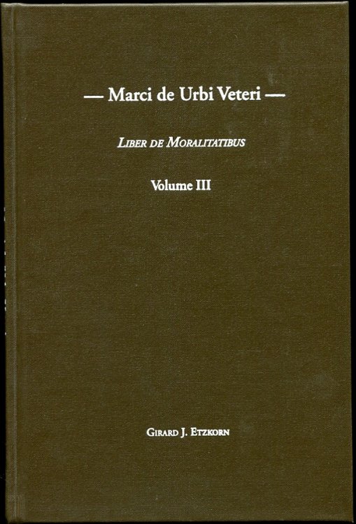 Image for Liber De Moralitatibus , Volume III Tractatus 6. De Arboribus Et Plantis Cap. 71-184 Liber De Moralitatibus , Volume III Tractatus 6. De Arboribus Et Plantis Cap. 71-184