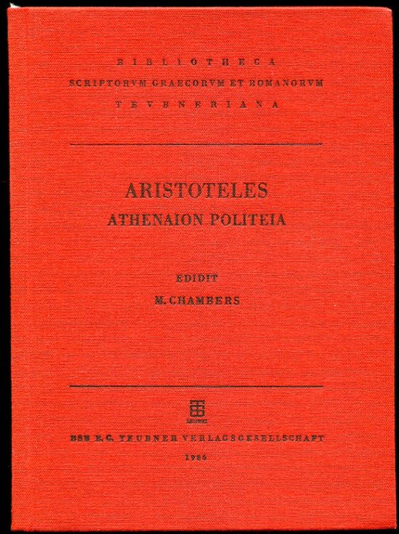Image for Aristotele. Athenaion Politeia Aristotele. Athenaion Politeia