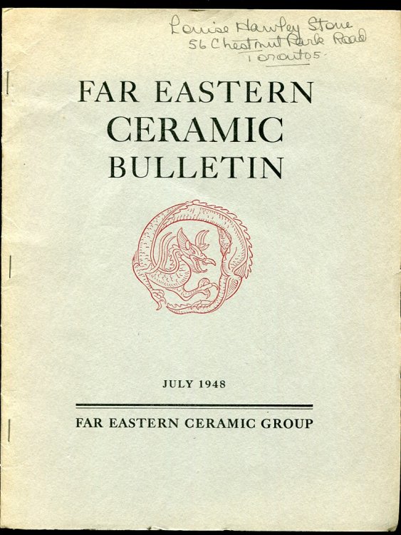Image for Far Eastern Ceramic Bulletin, July 1948 Far Eastern Ceramic Bulletin, July 1948