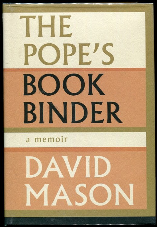 Image for The Pope's Book Binder: a Memoir Signed The Pope's Book Binder: a Memoir Signed